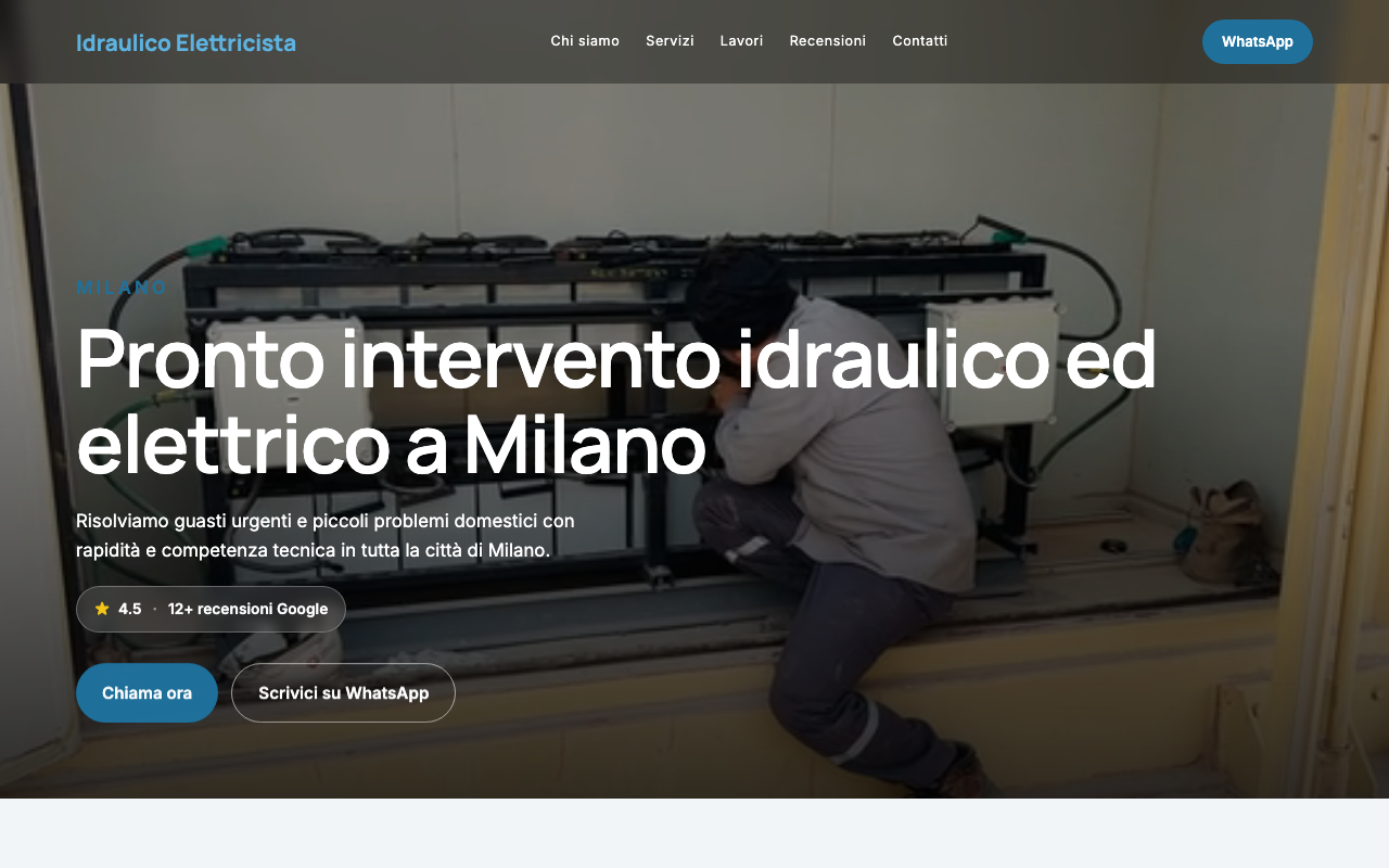 Esempio sito idraulico